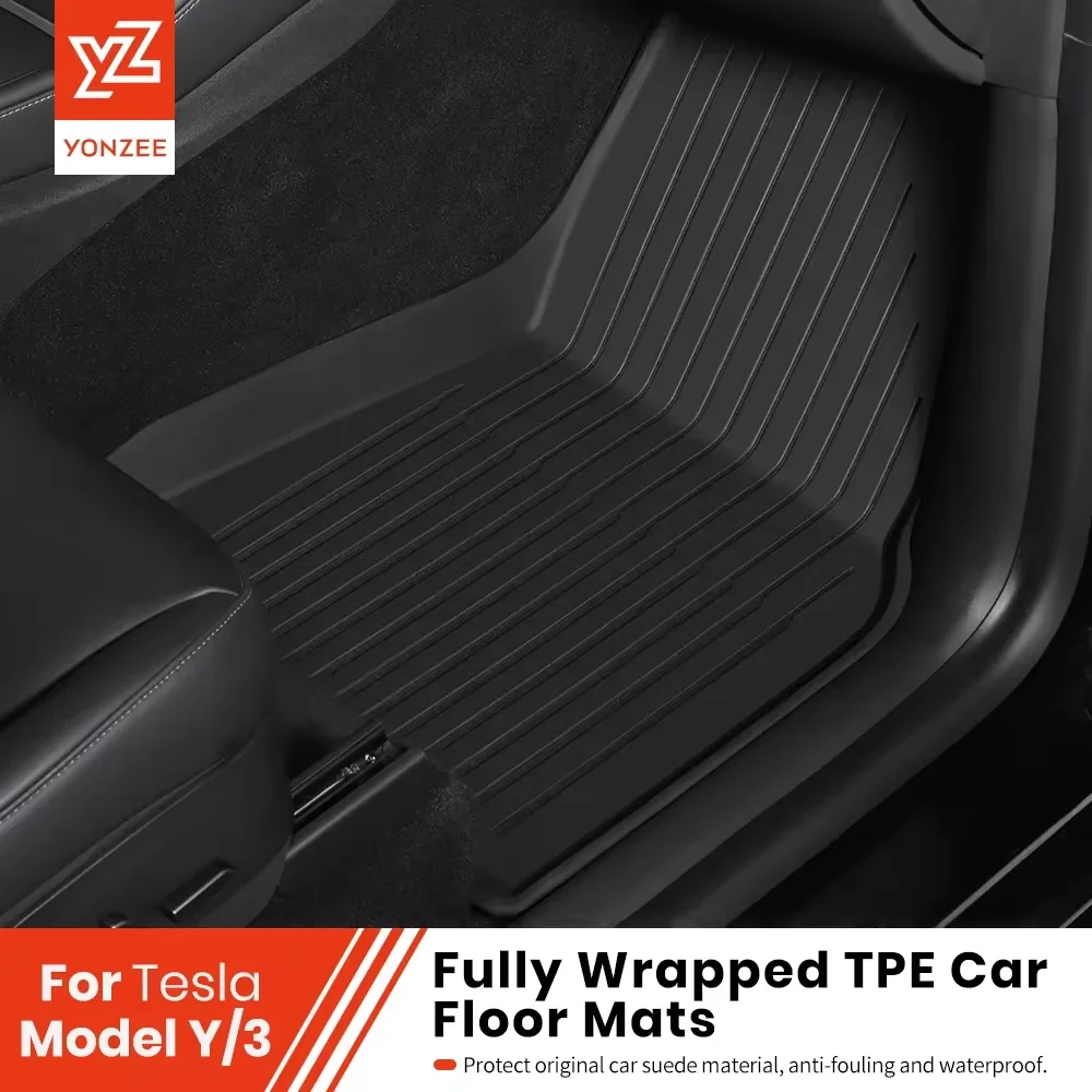 YZ Mata podłogowa do Tesli Model Y 2021-2026 Model 3 Highland Mata do bagażnika samochodowego Mata bagażowa… YZ Mata podłogowa do Tesli Model Y 2021-2026 Model 3 Highland Mata do bagażnika samochodowego Mata bagażowa…