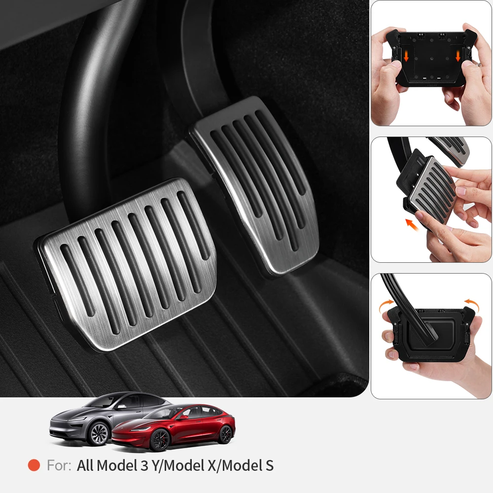 YZ Nakładki na pedały do Tesla Model 3 Y/YL Highland Juniper 2019-2026, akcesoria samochodowe, nakładane na… YZ Nakładki na pedały do Tesla Model 3 Y/YL Highland Juniper 2019-2026, akcesoria samochodowe, nakładane na…