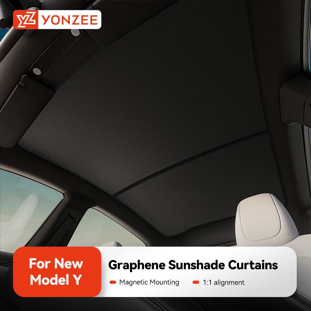 YZ Osłona przeciwsłoneczna do Tesla Model 3 Y Juniper Highland Graphene Black Sky Screen 2025-2026, panel… YZ Osłona przeciwsłoneczna do Tesla Model 3 Y Juniper Highland Graphene Black Sky Screen 2025-2026, panel…