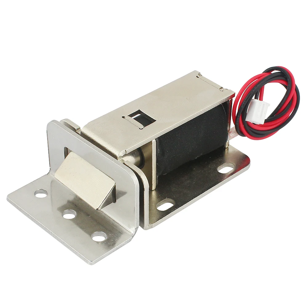 Zamek elektromagnetyczny DC12V24V pogrubiony zamek elektryczny zamek do drzwi kontrola dostępu zamek…