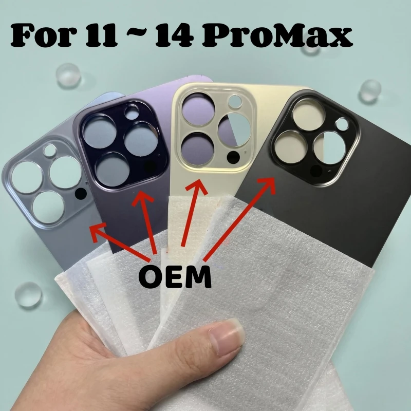 Zamiana tylnej szybki do iPhone 11 12 13 14 Pro Max MINI, naprawa, tylna obudowa, 1 sztuka, jednolity kolor…