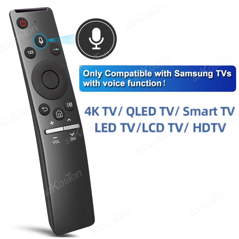 Zamienny pilot do telewizorów Samsung Smart TV BN59-1266A Uniwersalny pilot głosowy do wszystkich telewizorów… Zamienny pilot do telewizorów Samsung Smart TV BN59-1266A Uniwersalny pilot głosowy do wszystkich telewizorów…