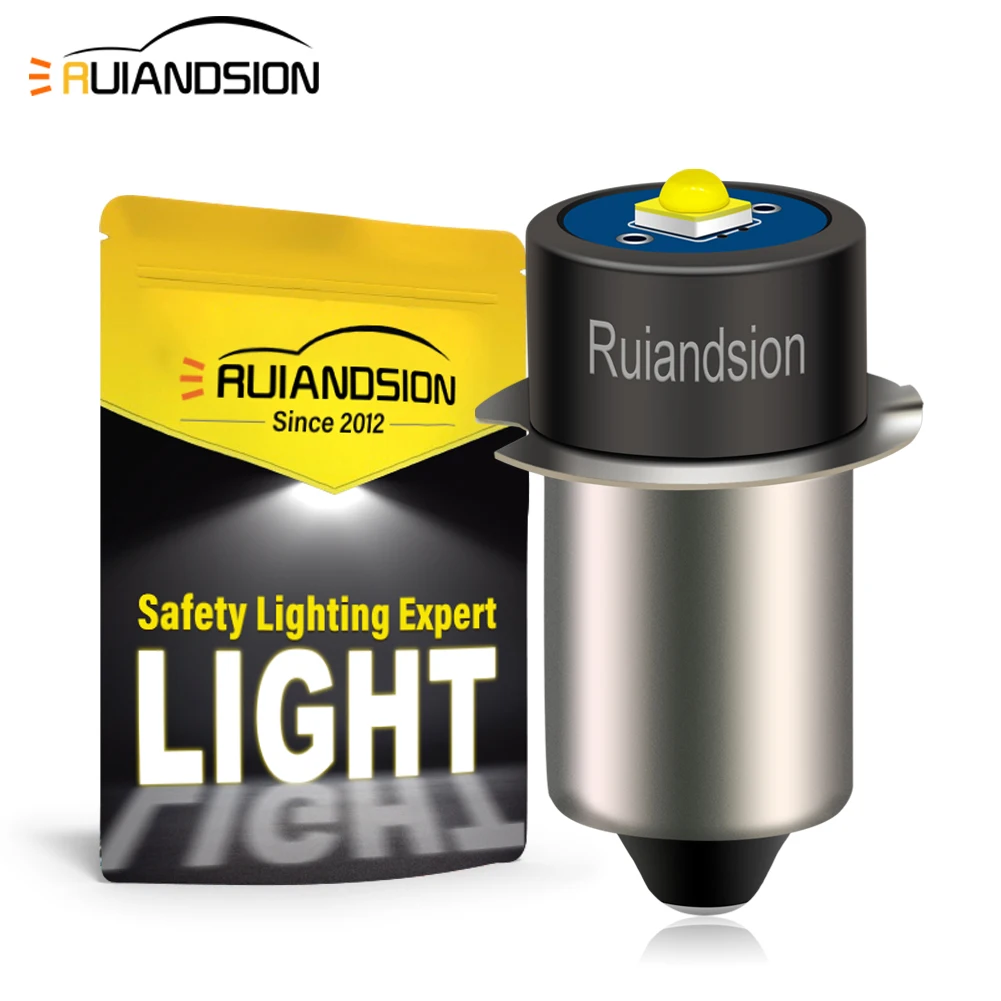Żarówka LED P13.5S PR2 Maglite, zamiennik, chip XPG2, jasna biel, napięcie 1-9V 5-30V, do latarki, lampy… Żarówka LED P13.5S PR2 Maglite, zamiennik, chip XPG2, jasna biel, napięcie 1-9V 5-30V, do latarki, lampy…