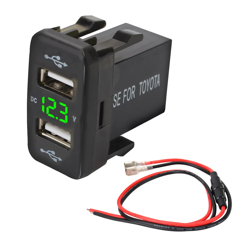 Zasilacz samochodowy 4.2A Dual USB 12-24V Quick Charge Dual USB QC Car Socket Charger Zasilacz samochodowy 4.2A Dual USB 12-24V Quick Charge Dual USB QC Car Socket Charger