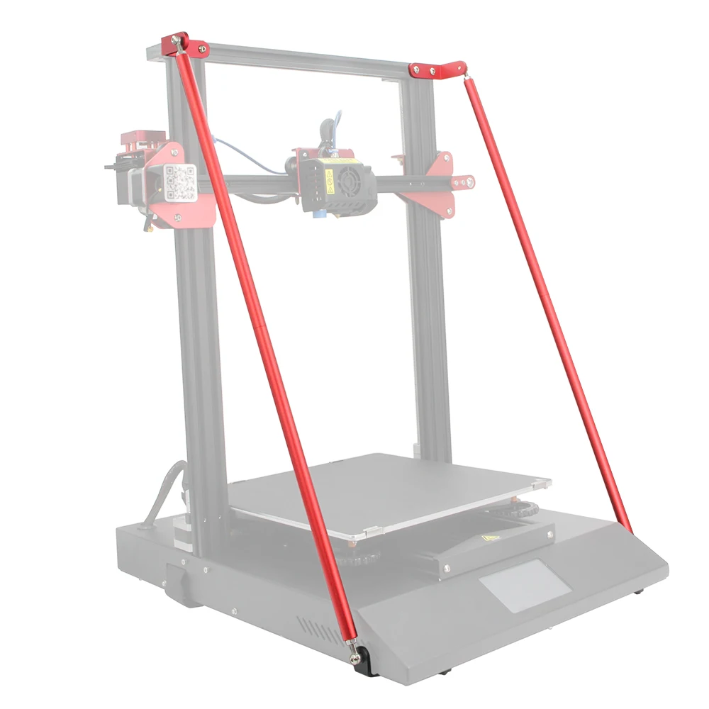 Zestaw czerwonych prętów podtrzymujących tylko do drukarki 3D CR-10S Pro/CR-10S Pro V2, części zamienne do… Zestaw czerwonych prętów podtrzymujących tylko do drukarki 3D CR-10S Pro/CR-10S Pro V2, części zamienne do…