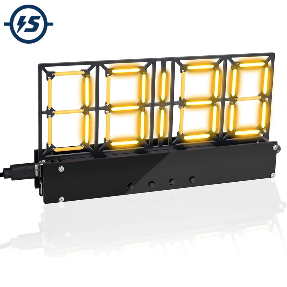 Zestaw do ćwiczeń w lutowaniu DIY 4-bitowy zestaw cyfrowego budzika z regulacją oświetlenia Projekty lutowania…