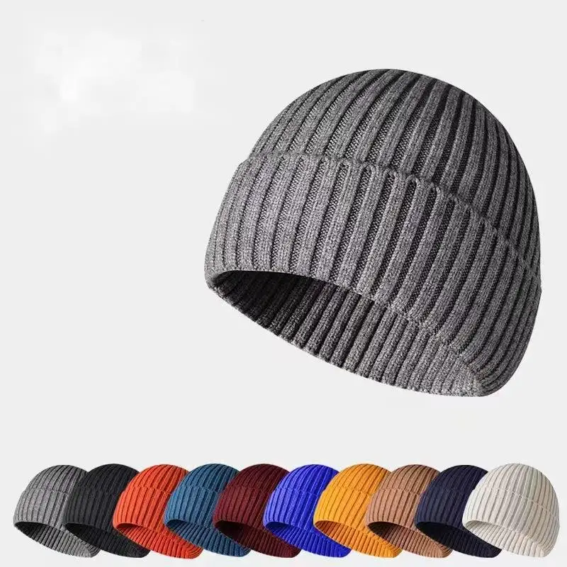Zimowa dzianina z przędzy utrzymuje ciepło Czapka dla dorosłych unisex Skullies i czapki Zimowa dzianina z przędzy utrzymuje ciepło Czapka dla dorosłych unisex Skullies i czapki
