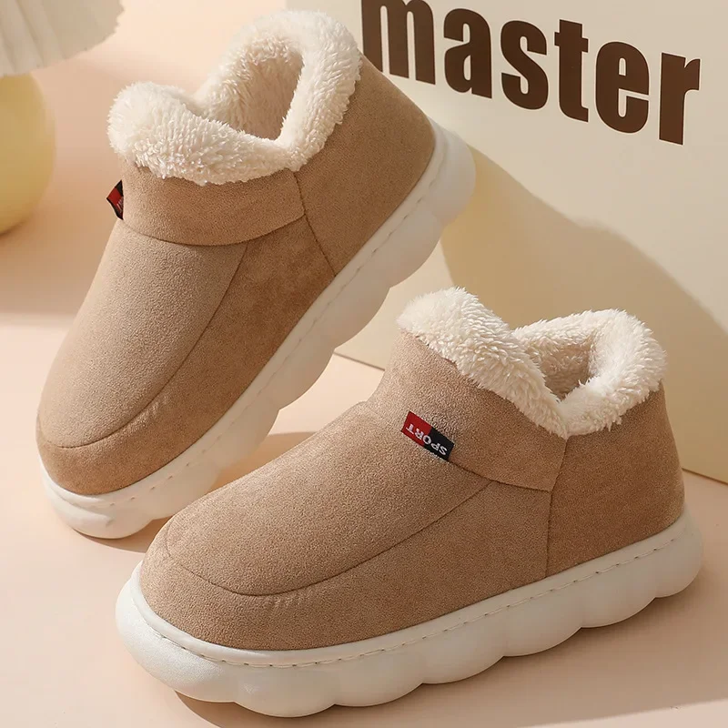 Zimowe damskie buty, męskie buty domowe, ciepłe bawełniane buty outdoorowe dla kobiet 2026, pluszowe kapcie… Zimowe damskie buty, męskie buty domowe, ciepłe bawełniane buty outdoorowe dla kobiet 2026, pluszowe kapcie…
