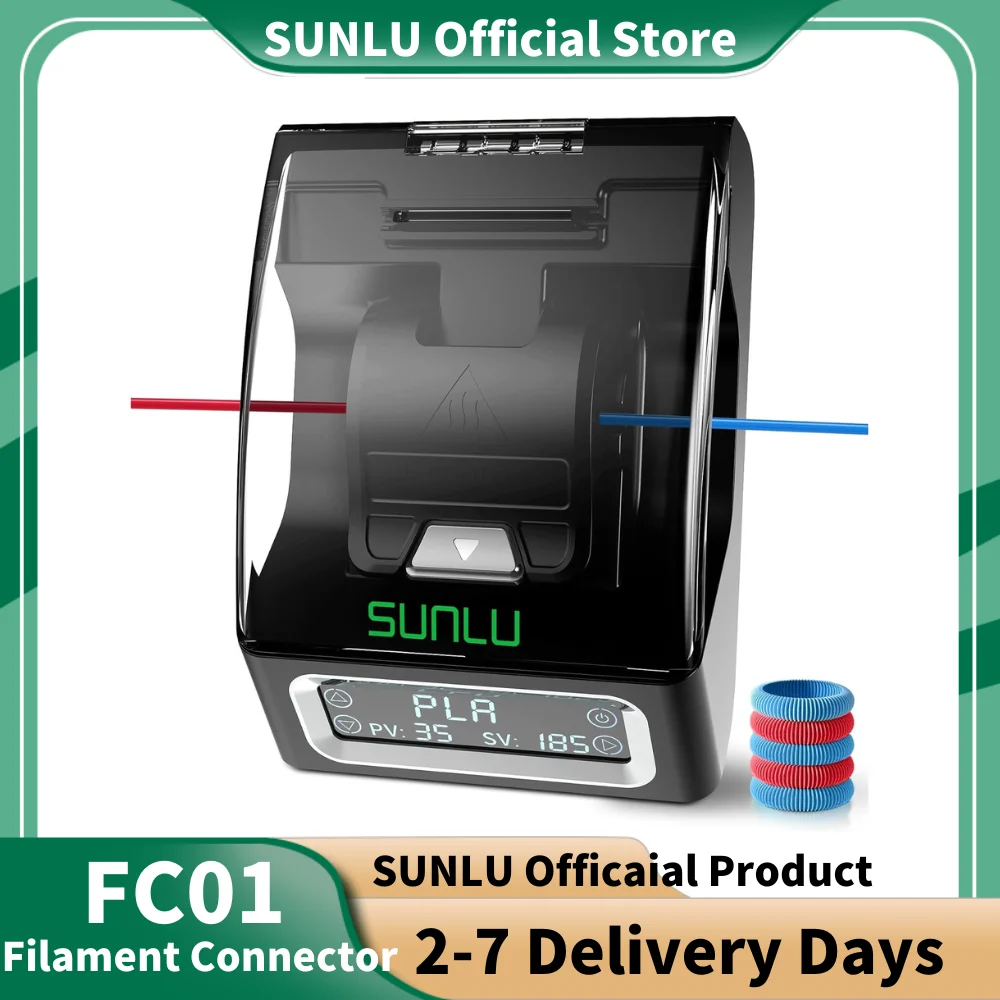 Złącze Filamentu SUNLU FC01 Szybkie Nagrzewanie Filament do Drukarek 3D 1.75mm PLA PETG PCL ABS PA PC Filament… Złącze Filamentu SUNLU FC01 Szybkie Nagrzewanie Filament do Drukarek 3D 1.75mm PLA PETG PCL ABS PA PC Filament…
