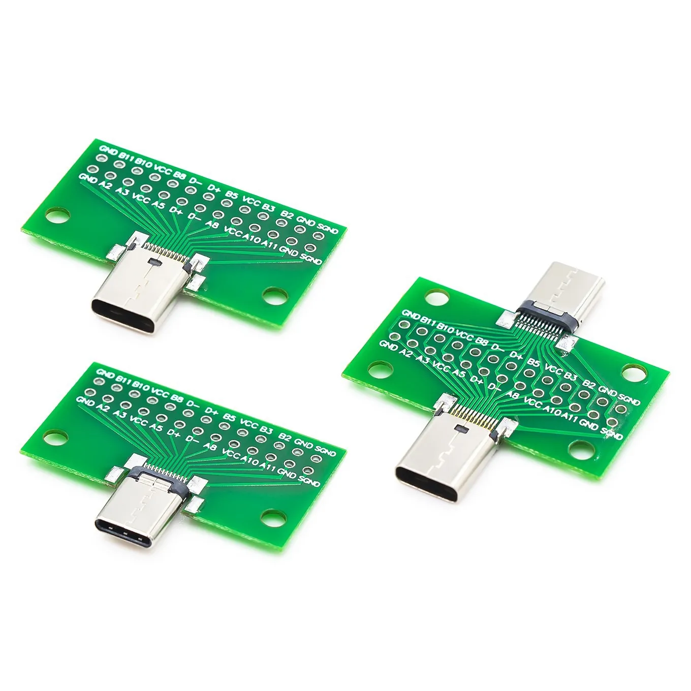 Złącze USB 3.1 typu C Płytka adaptera Płytka PCB Żeńska męska głowica Konwerter 2 * 13P do 2,54MM Płytka… Złącze USB 3.1 typu C Płytka adaptera Płytka PCB Żeńska męska głowica Konwerter 2 * 13P do 2,54MM Płytka…